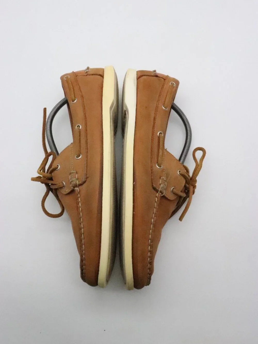 Allen Edmonds Maritime Boat Shoes Men's Size 10.5 D Brown Leather Moc Slip-On